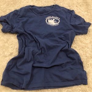 from Out of The Closet, a dark blue large flowy t-shirt.